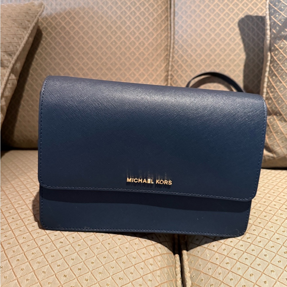 Michael Kors Dark Blue Crossbody Bag